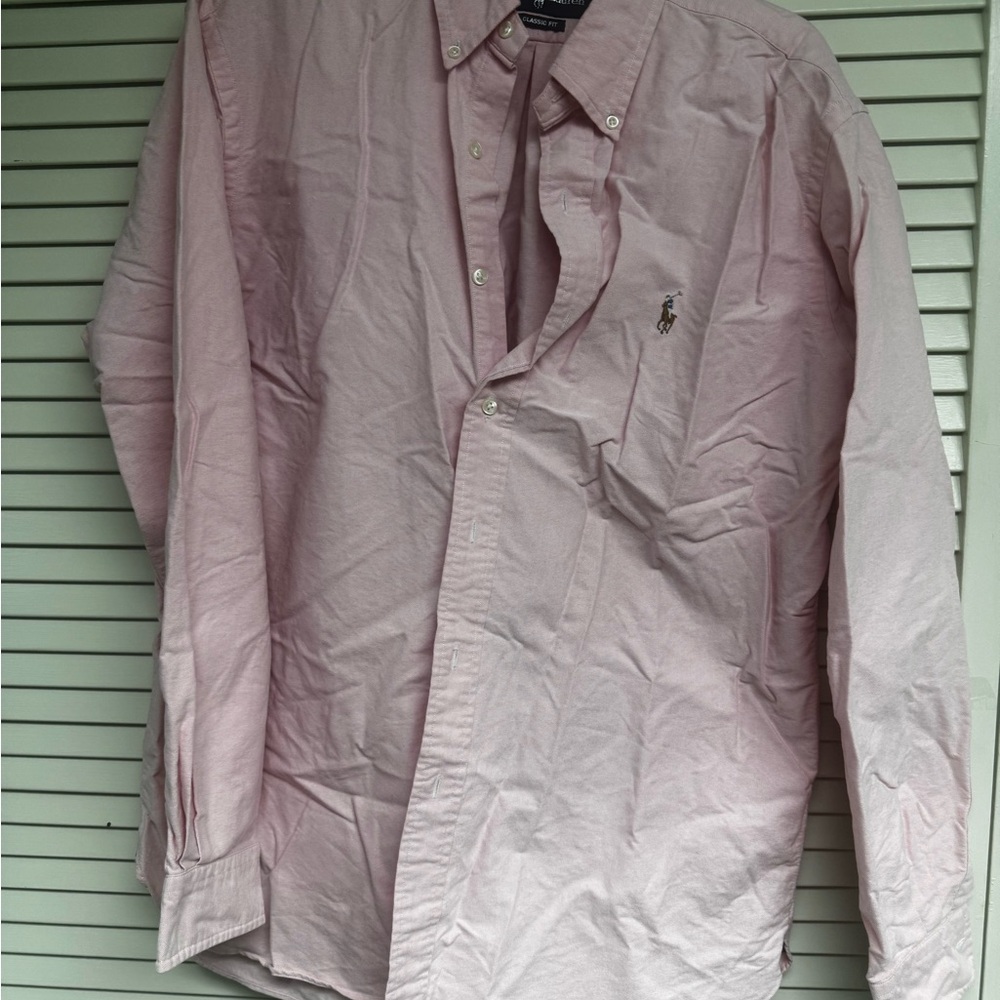 Ralph Lauren Light Pink Button Down Shirt